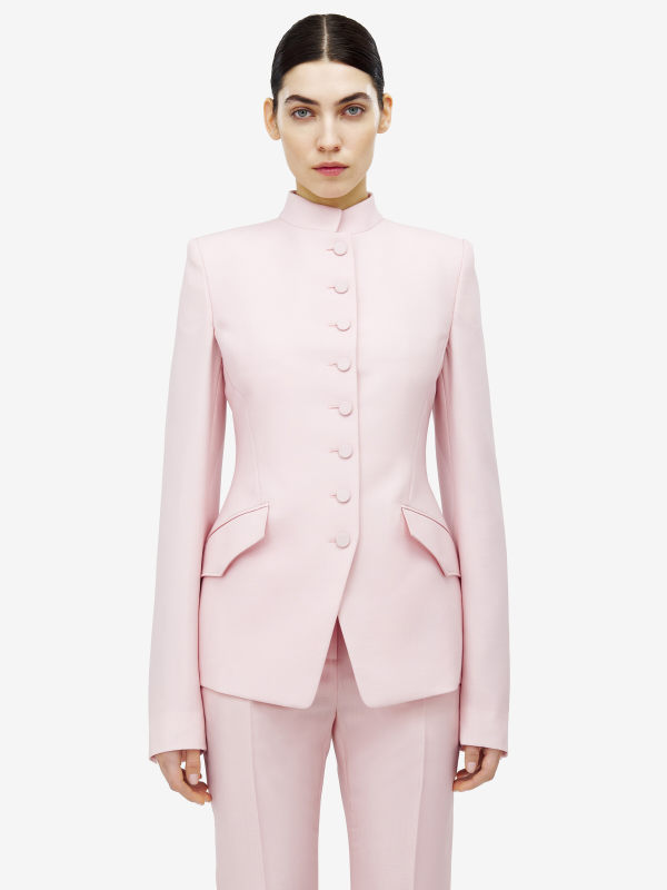 ALEXANDER MCQUEEN - Single-breasted Buttoned Jacket - Item 838952QJAEK5009